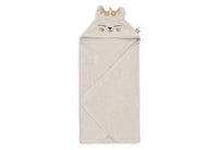 Cape de bain Éponge 75x75cm chat charlie - JOLLEIN 534-514-68134 8717329400900
