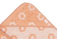 Cape de bain Éponge 75x75cm jacquard flower - JOLLEIN
