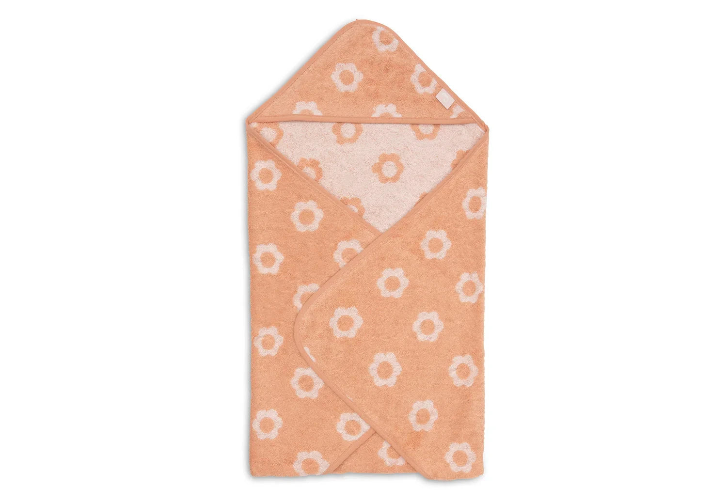 Cape de bain Éponge 75x75cm jacquard flower - JOLLEIN
