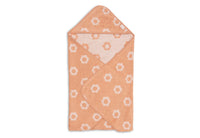 Cape de bain Éponge 75x75cm jacquard flower - JOLLEIN