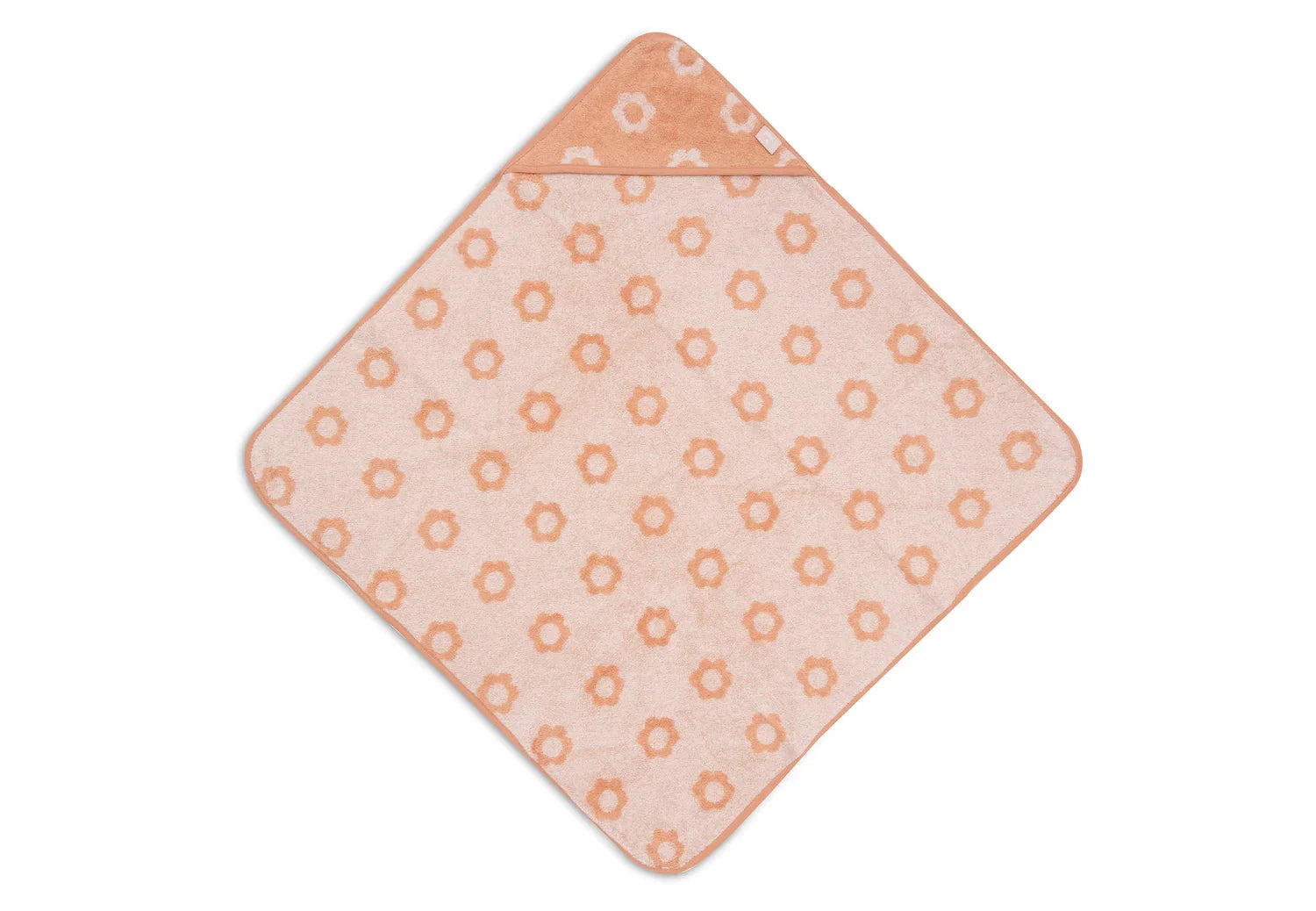Cape de bain Éponge 75x75cm jacquard flower - JOLLEIN