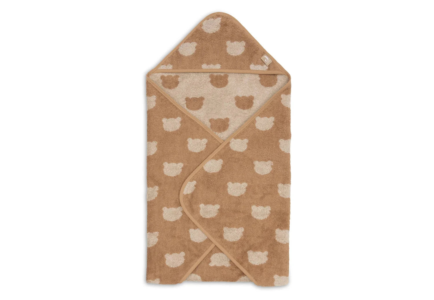 Cape de bain Éponge 75x75cm jacquard teddy bear - JOLLEIN