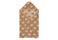 Cape de bain Éponge 75x75cm jacquard teddy bear - JOLLEIN