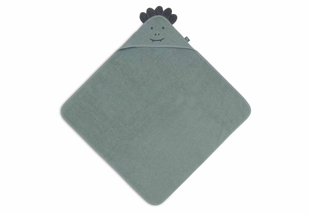 Cape de Bain Éponge 75x75cm Jungle Jambo Croco - Jollein 534-514-68056 8717329388406