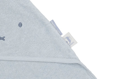 Cape de bain Éponge 75x75cm Miffy cloudy blue- JOLLEIN