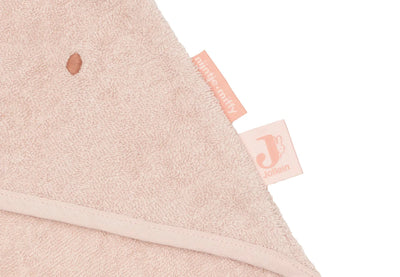 Cape de bain Éponge 75x75cm Miffy silk rose- JOLLEIN