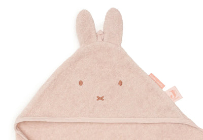Cape de bain Éponge 75x75cm Miffy silk rose- JOLLEIN