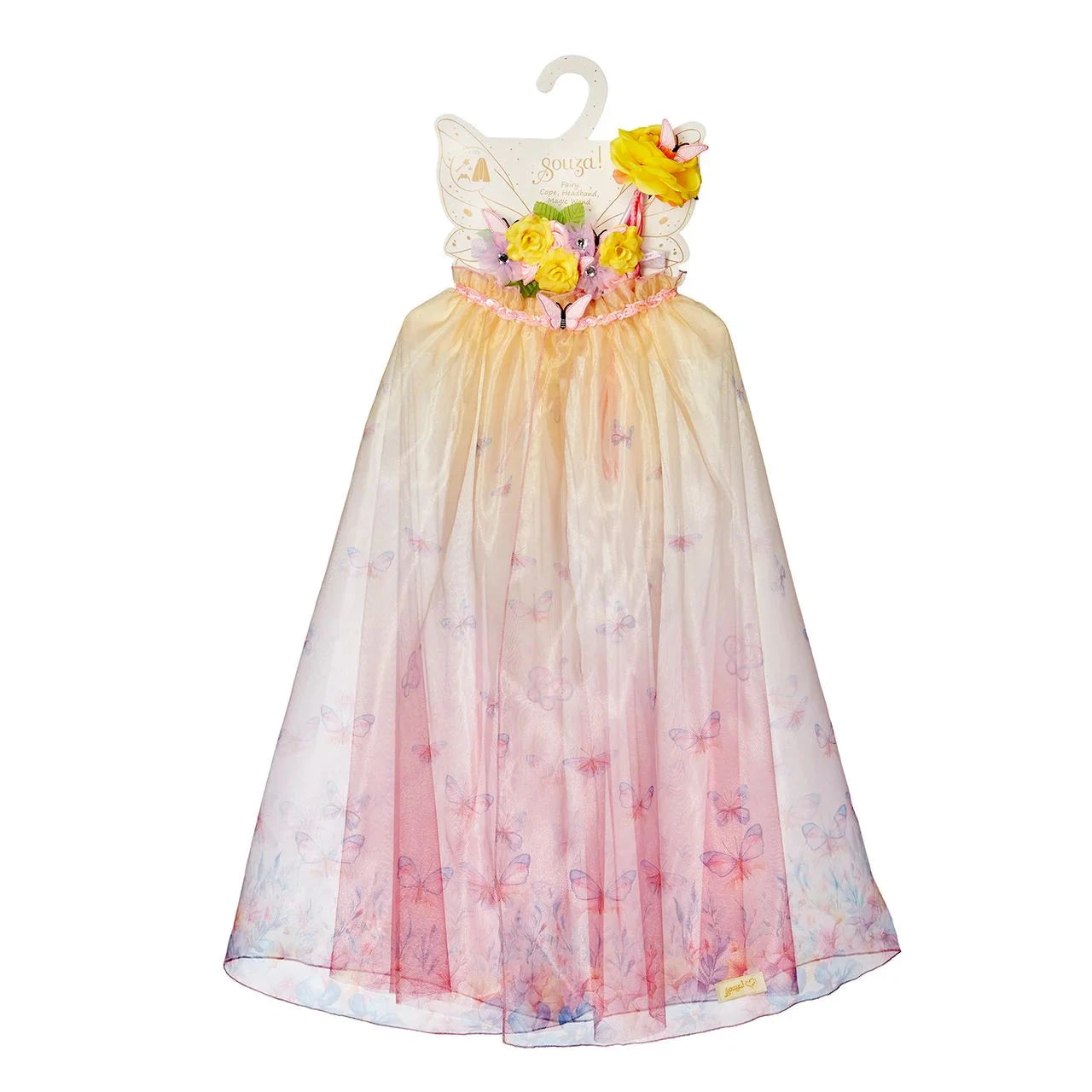 cape de papillon Danae avec serre-tête et baguette - SOUZA 