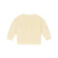 Cardigan bébé brodé ivory d’A Tiny Story – vue 2