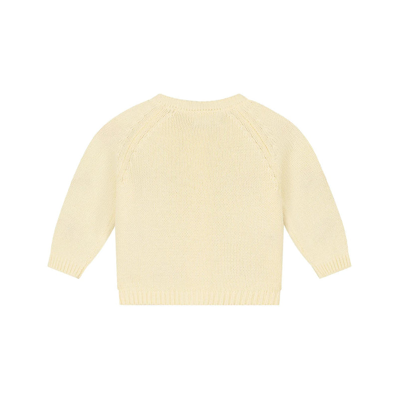 Cardigan bébé brodé ivory – A Tiny Story