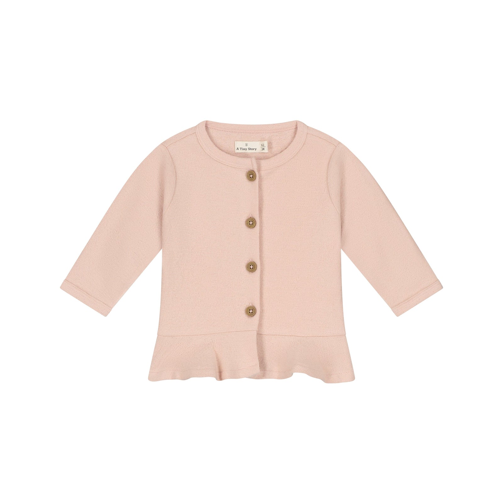cardigan bébé old pink - A TINY STORY 