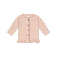 cardigan bébé old pink - A TINY STORY