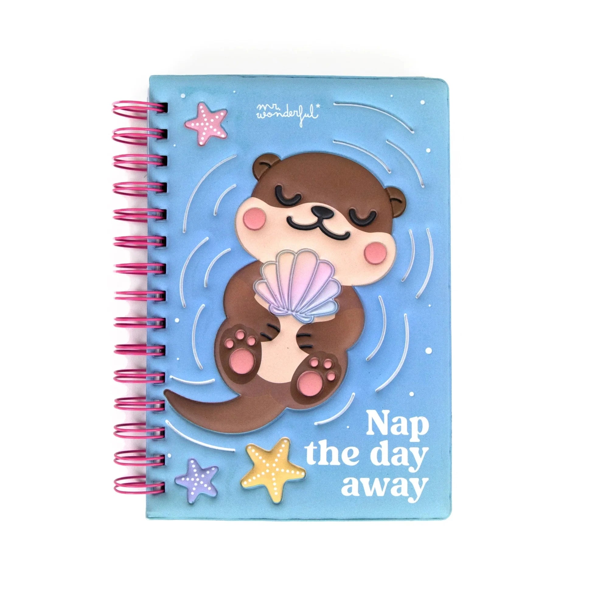 Carnet A5 squishy Lazy loutre Nap the day away - MR. WONDERFUL