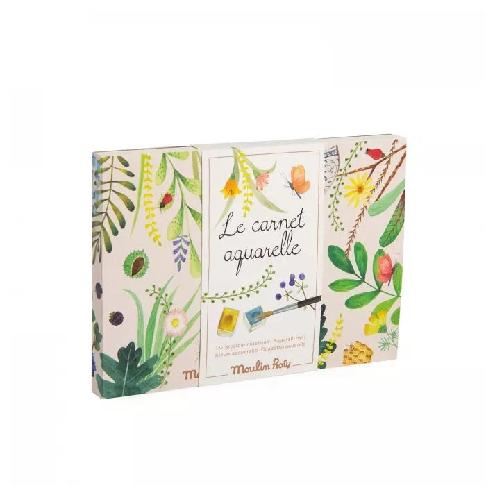 Carnet aquarelle le jardin du moulin - Moulin Roty 712616 3575677126164