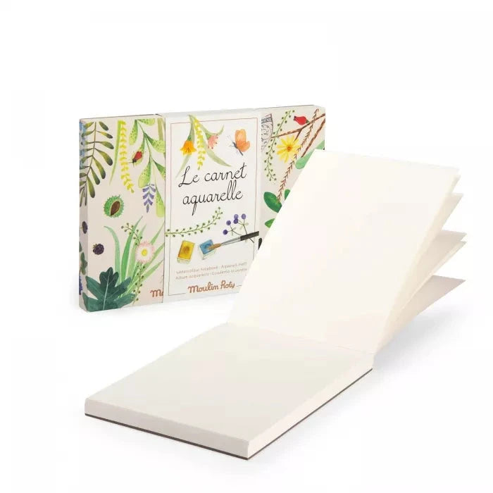 Carnet aquarelle le jardin du moulin - Moulin Roty 712616 3575677126164