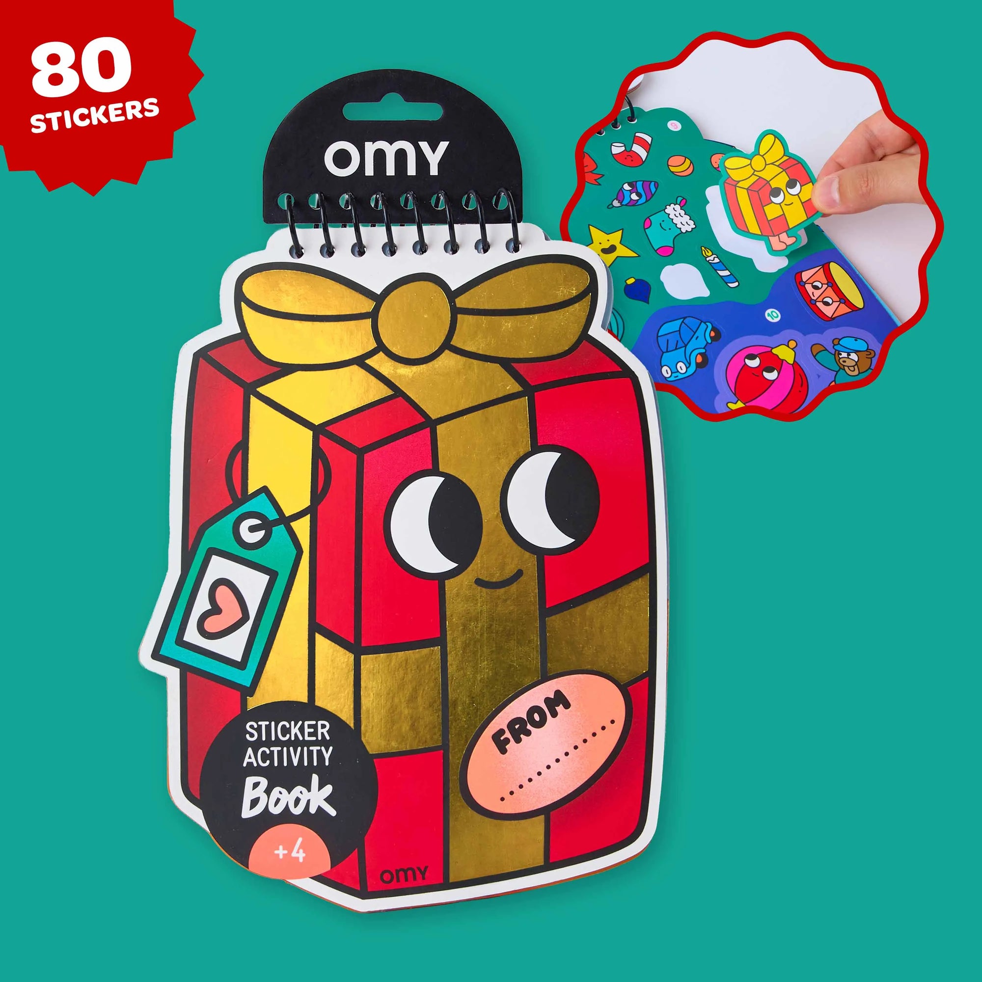 Carnet d’activités et stickers Christmas d’Omy