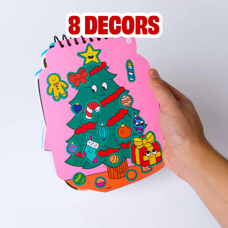 Carnet d’activités et stickers Christmas – Omy