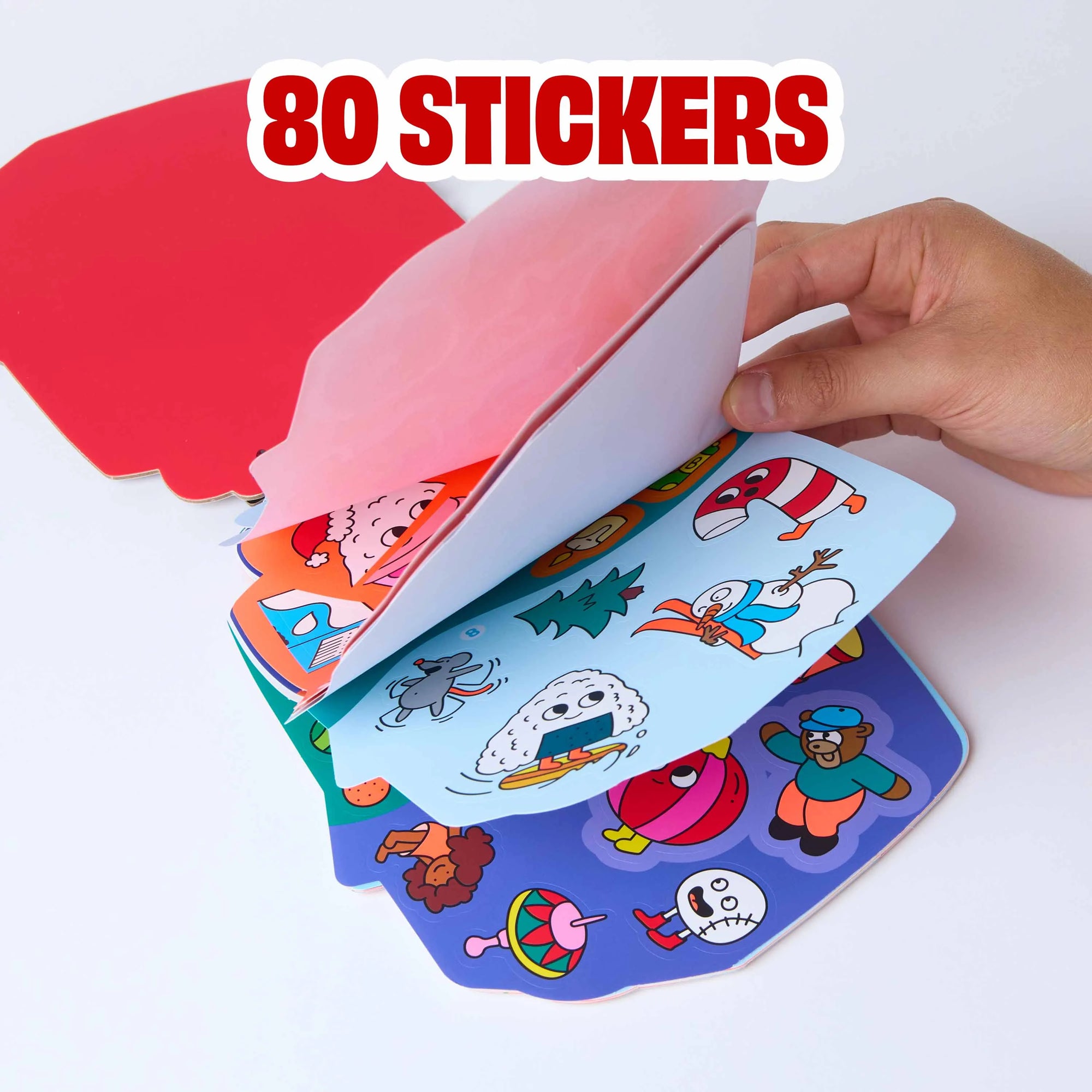Carnet d’activités et stickers Christmas d’Omy – planches de stickers