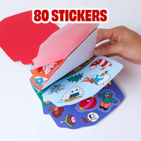 Carnet d’activités et stickers Christmas d’Omy – planches de stickers
