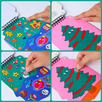 Carnet d’activités et stickers Christmas d’Omy – mode d’emploi