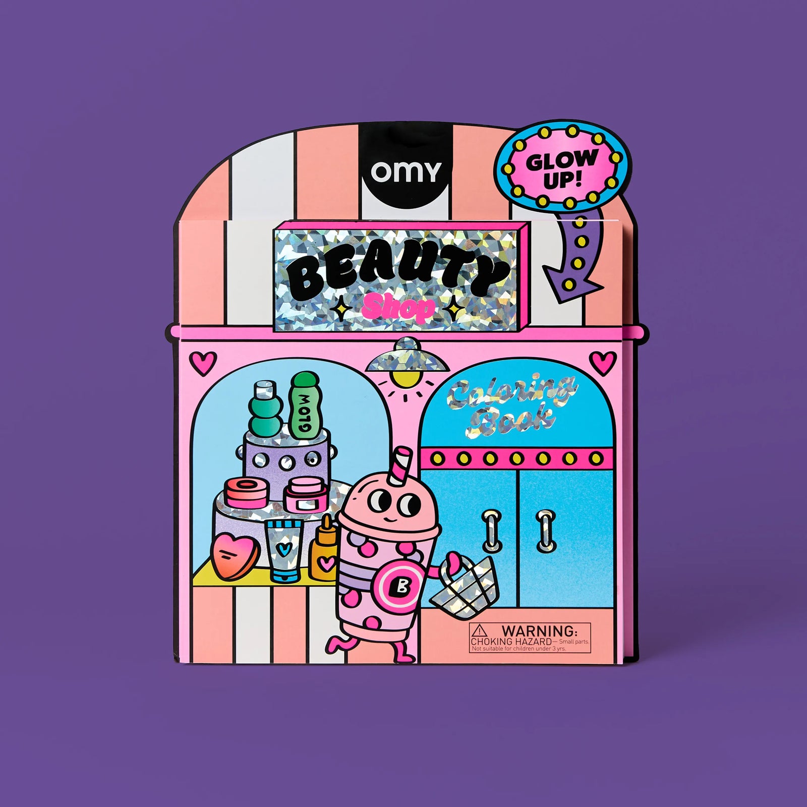 Carnet de coloriage Coloring Boutique Beauty Shop – Omy