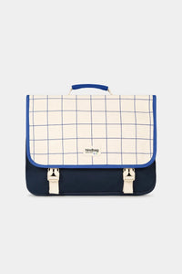 Cartable Léo Tricolore Carreaux - HINDBAG