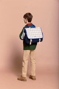 Cartable Léo Tricolore Carreaux - HINDBAG