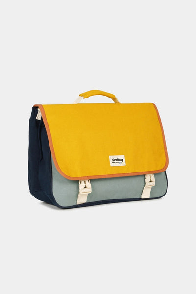 Cartable Léo Tricolore Safran - HINDBAG