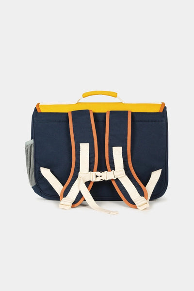 Cartable Léo Tricolore Safran - HINDBAG