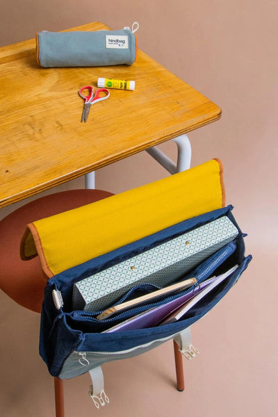 Cartable Léo Tricolore Safran - HINDBAG