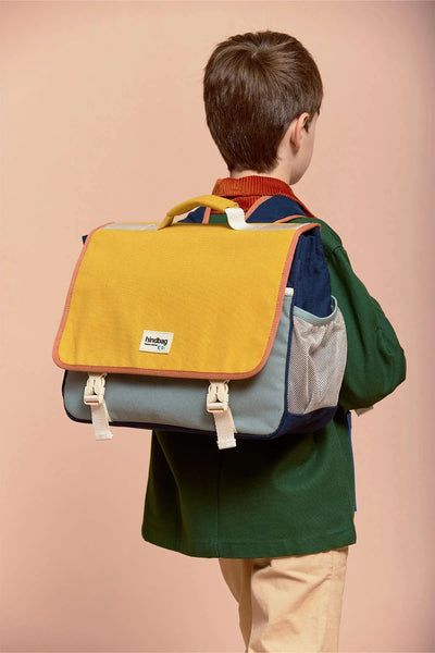 Cartable Léo Tricolore Safran - HINDBAG