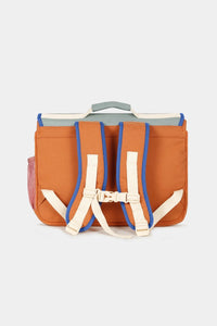 Cartable Léo Tricolore Sauge - HINDBAG