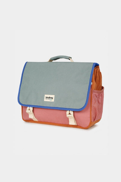 Cartable Léo Tricolore Sauge - HINDBAG