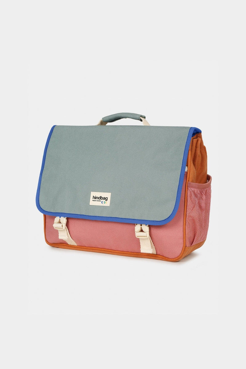 Cartable Léo Tricolore Sauge - HINDBAG 