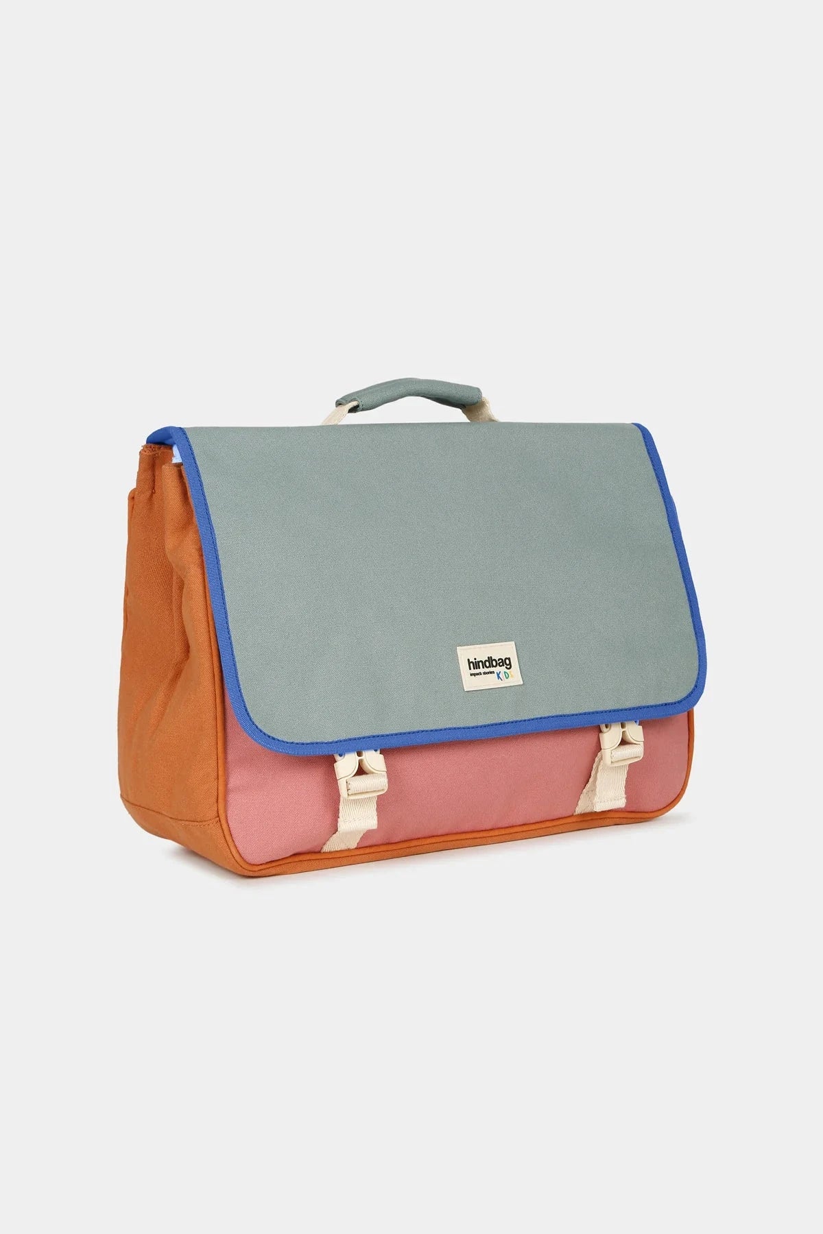 Cartable Léo Tricolore Sauge - HINDBAG 