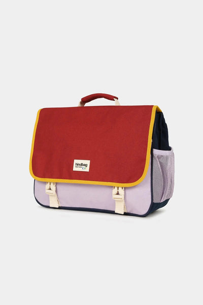 Cartable Léo Tricolore Terracotta - HINDBAG