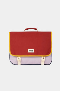 Cartable Léo Tricolore Terracotta - HINDBAG