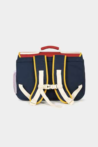 Cartable Léo Tricolore Terracotta - HINDBAG
