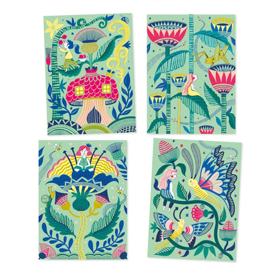 Cartes à gratter jardin fabuleux - DJECO DJ09719 3070900097193
