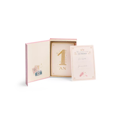 Cartes Mes 12 premiers mois la petite école de danse (30 cartes) - Moulin Roty