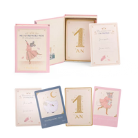 Cartes Mes 12 premiers mois la petite école de danse (30 cartes) - Moulin Roty