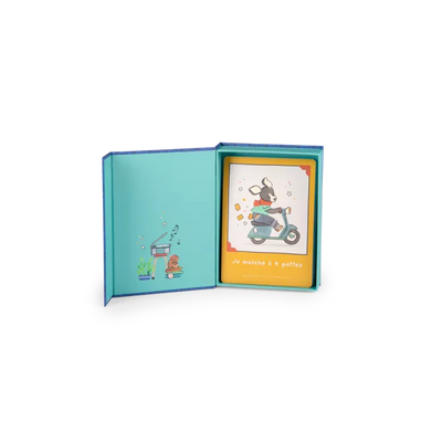 Cartes mes 12 premiers mois Puce et Pilou - Moulin Roty 684055 3575676840559