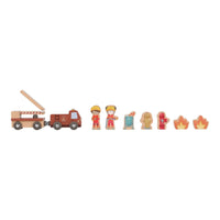 Caserne de pompiers en bois - LITTLE DUTCH LD2538 8713291225381