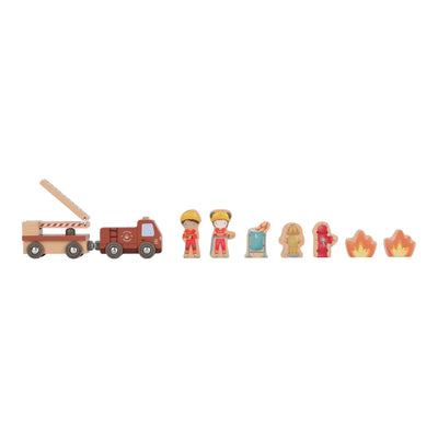 Caserne de pompiers en bois - LITTLE DUTCH LD2538 8713291225381