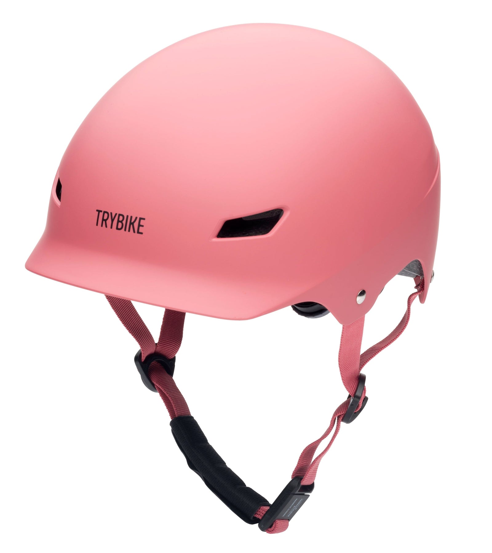 Casque rose mat taille S/M - TRYBIKE CoCo17SM 8719325440454