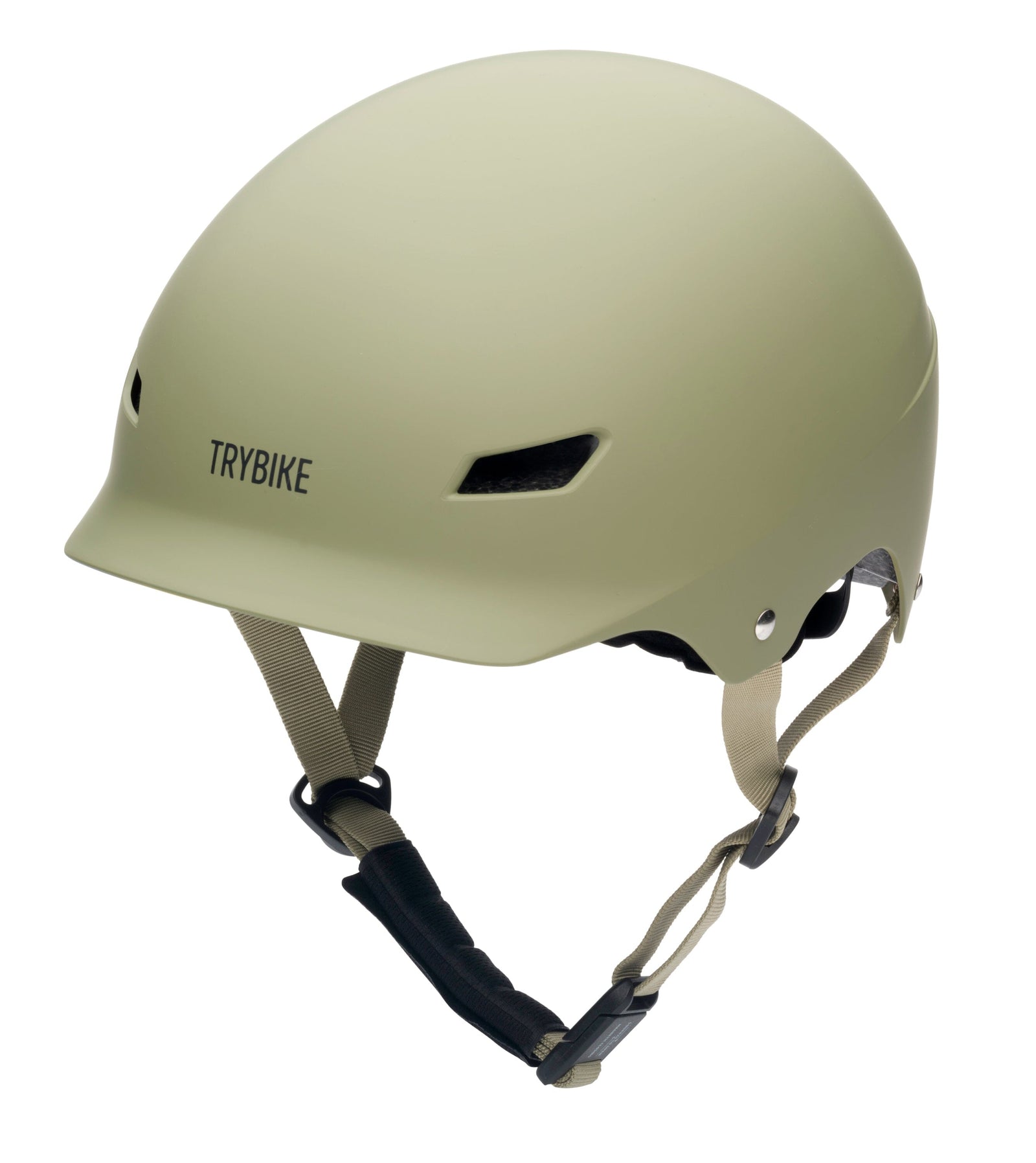 Casque vert mat taille S/M - TRYBIKE CoCo16SM 8719325440430