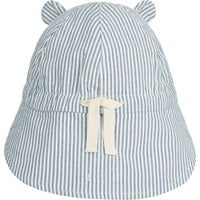 Casquette d'été gorm réversible Rayures blue wave / creme - LIEWOOD