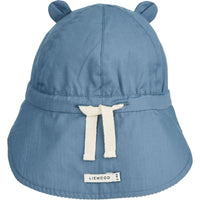 Casquette d'été gorm réversible Rayures blue wave / creme - LIEWOOD