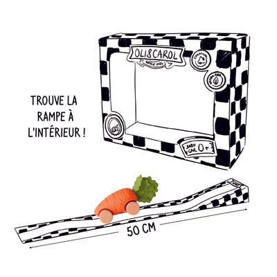 Cathy la voiture carotte - Oli&Carol L-CARROT-CAR 8437021201857