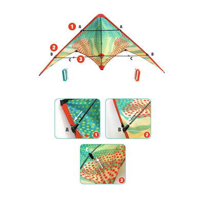 cerf-volant red dots - DJECO